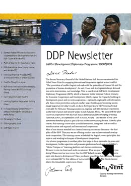 Abbildung: Titel-Grafik Erscheinungsort: DDP Newsletter 2008